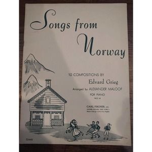 Songs From Norway 10 Compositions By Edvard Grieg Piano Music 170